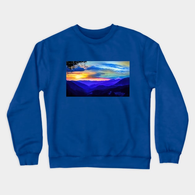 A Day Ends Crewneck Sweatshirt by jasminaseidl